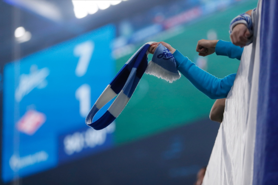 Полиция изъяла баннер фанатов на матче Зенита и Ахмата